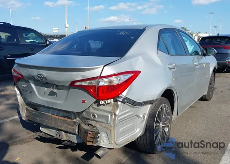 2014 Toyota Corolla S z USA, uszkodzony, nr VIN 5YFBURHE0EP061203